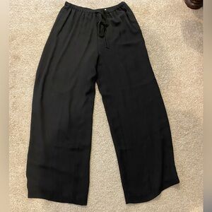Liz Claiborne Black Wide-Leg Pants